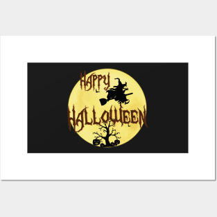 Happy Halloween design Posters and Art